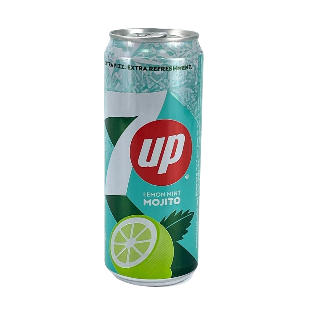 7up Zero Mojito 330ml can