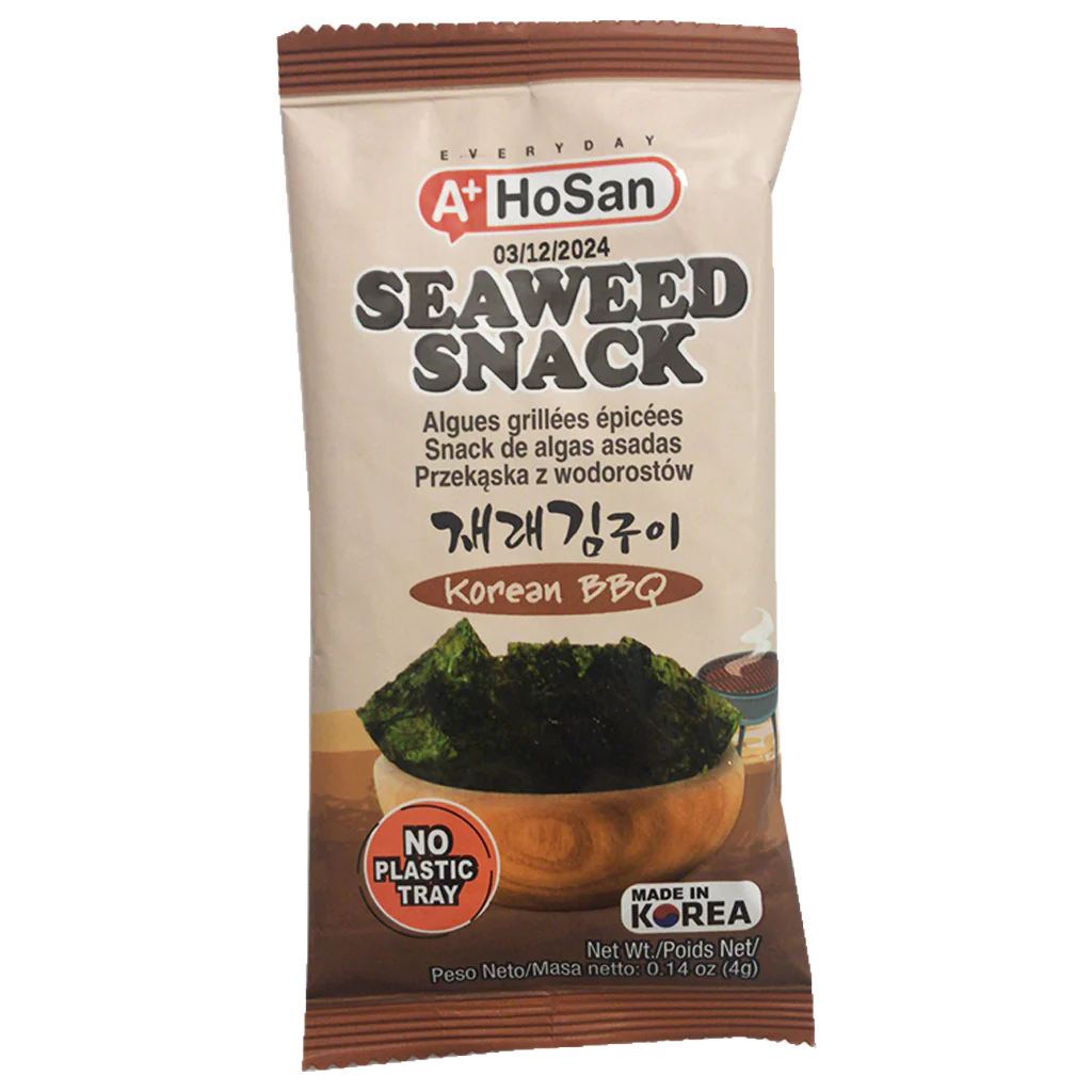 A+ BBQ Seasoned Seaweed Snack 9 x 4g